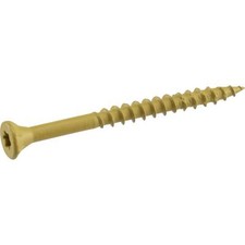 Deck Plus 48413 Wood Screws 8x2" Tan 1lb Box Exterior Deck Fasteners