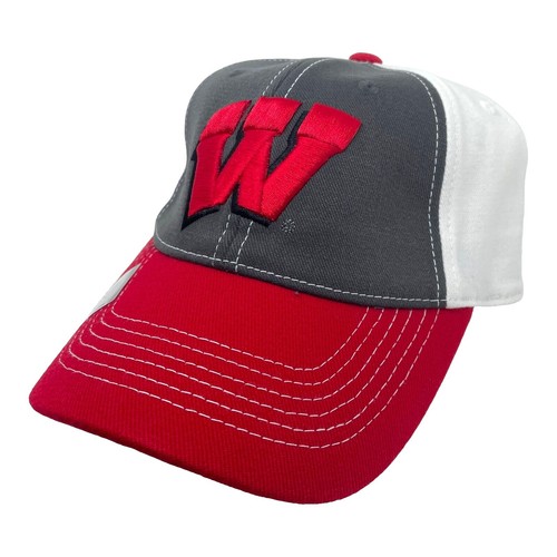 STARTER Wisconsin Badgers キャップ Starter Men's Wisconsin Badgers NCAA Basic Hat Cap Solid Red Logo