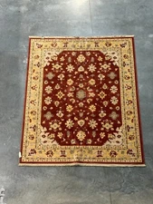 9x11 KARASTAN ANTIQUE RED OUSHAK 700/725 - 100% WOOL RUG - EXCELLENT CONDITION
