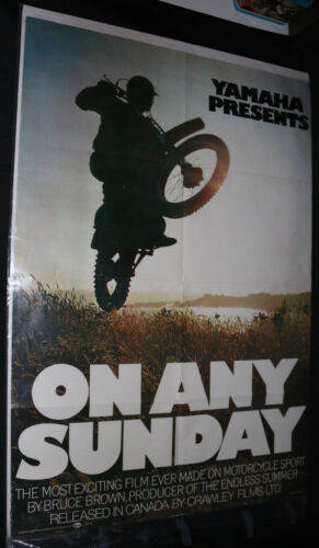 An jedem Sonntag Film Poster - Steve McQueen - Yamaha Motorräder (C-6) 1971 - Bild 1 von 3