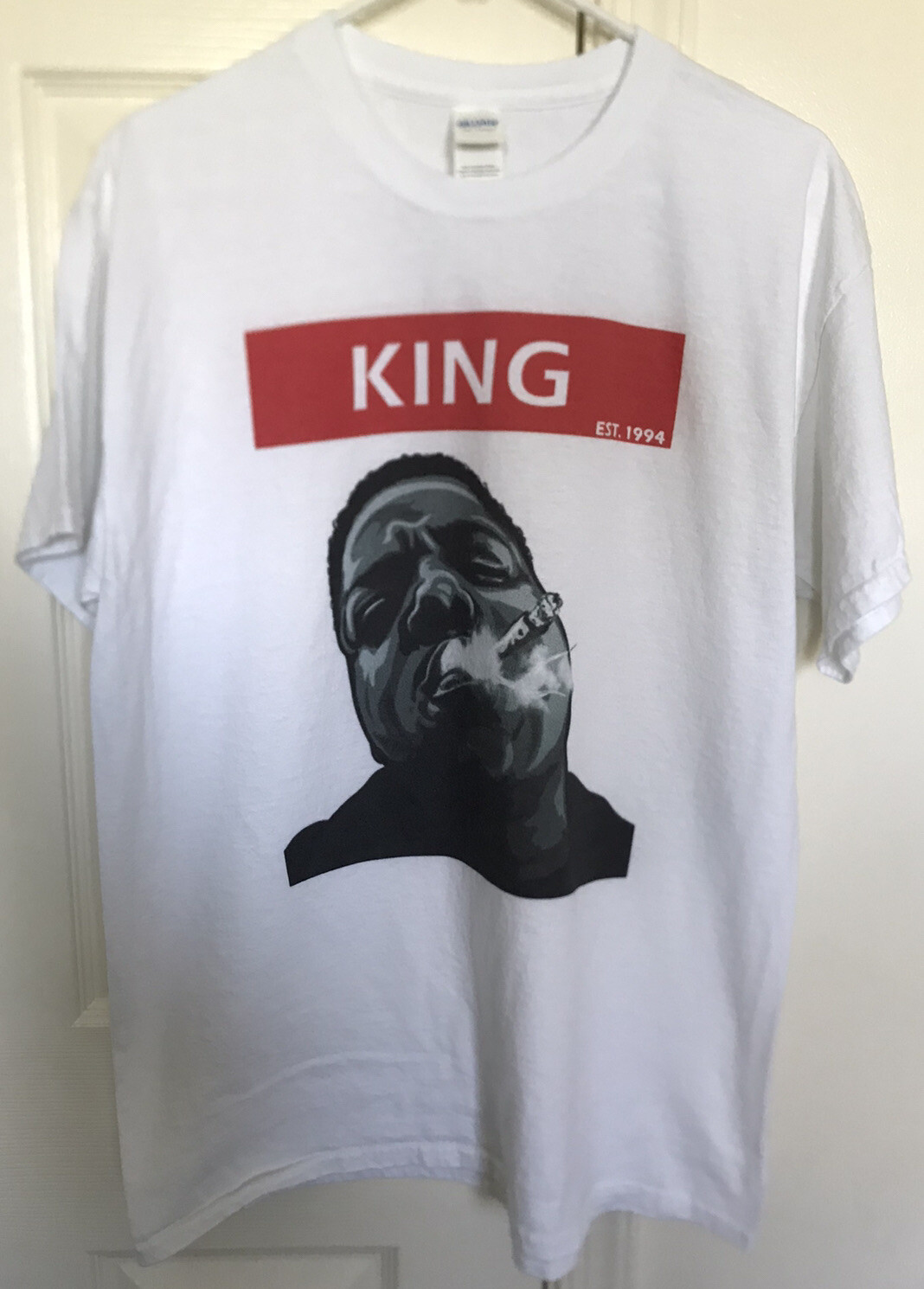 Notorious B.I.G. BIG Biggie Smalls T-Shirt âKING EST.â¦ - Gem
