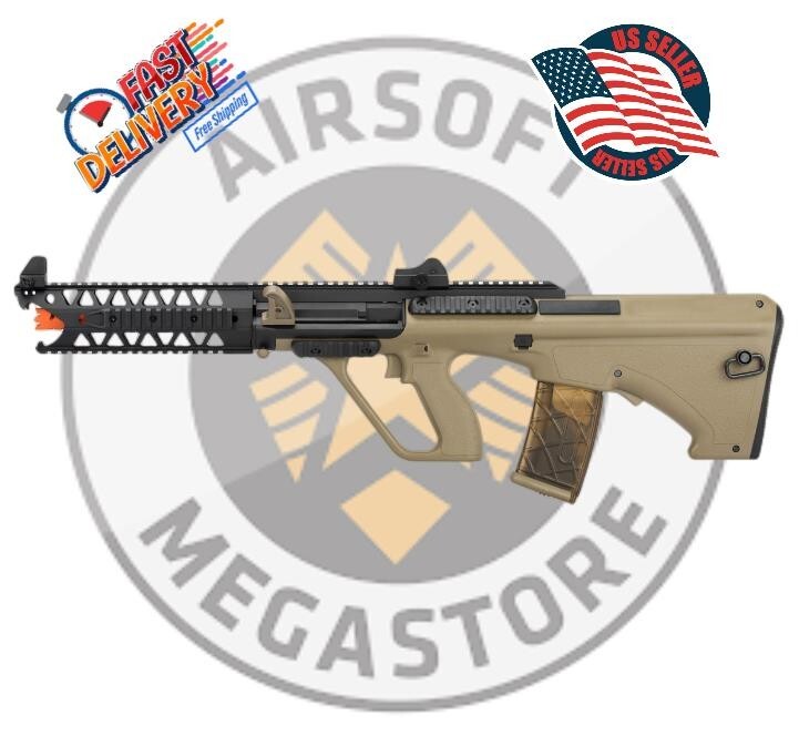 ARMY-R908-B Army Armament Polymer AUG 9” Raptor AEG Airsoft Rifle