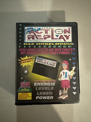 SEGA Master System Pro Action Replay 1 - black PAL version - Datel Electronics