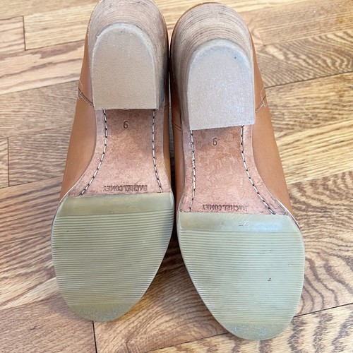 Rachel Comey Ankle Booties in Whiskey Natural Size 6 Leather Slip on 3” Heel - Picture 6 of 9