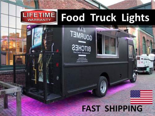 Mobile FOOD Catering Truck Kiosks LED Lighting KIT --- Super BRIGHT --- video - Afbeelding 1 van 11