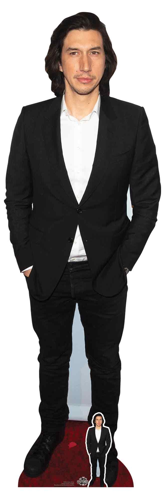 Adam Driver Celebrity Lifesize Cardboard Cutout & FREE Mini