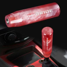 BRIDE Pearl Red Long Stick Manual Car Gear Shift Knob Shifter Universal