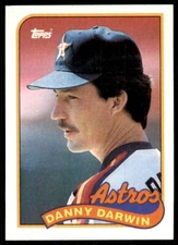 1989 Topps Baseball Card Danny Darwin sp Houston Astros #719