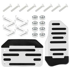 ZIMISI 2PCS Non-Slip Car Pedal Covers, Automatic Transmission Gas Pedal Pads Kit