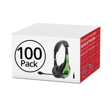 Avid Education AE-36 Headset Noise Cancelling Microphone 100-Pack Green 
