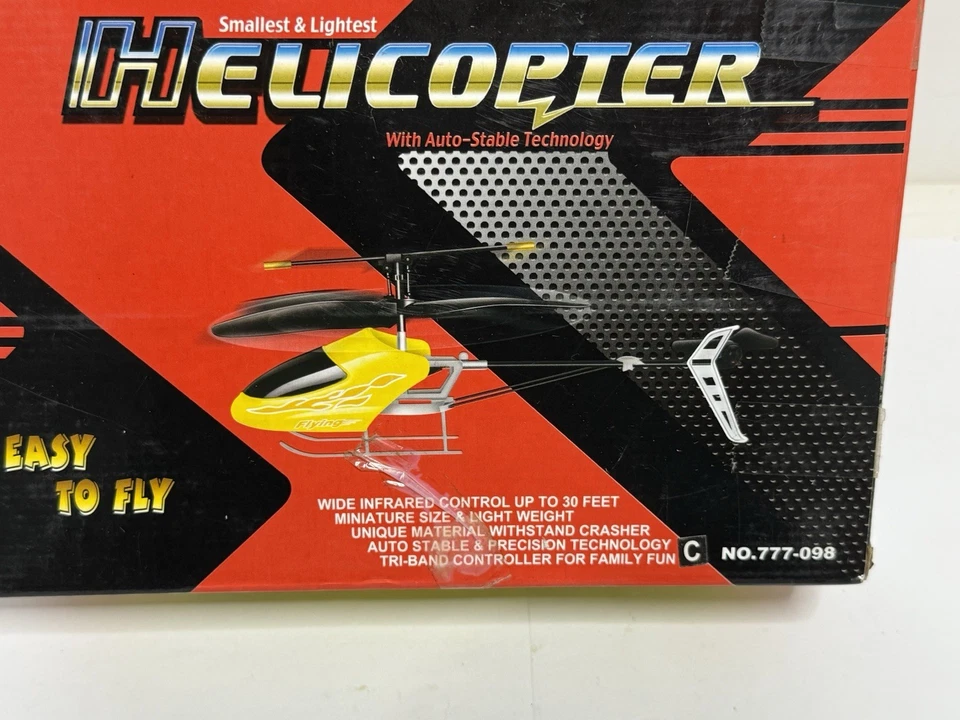 New Smallest Lightest Micro Wireless Tri-Band Indoor RC Helicopter NIB - Image 3 of 4