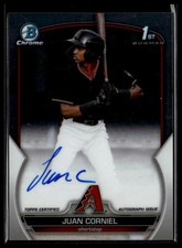 2023 Bowman Chrome #CPA-JCL Juan Corniel Prospect Autographs
