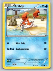 Krabby 13/119 XY Phantom Forces Common