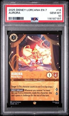 Disney Lorcana Aurora - Waking Beauty 14/204 Archazia's Island PSA