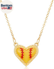 Softball/Volleyball/Basketball/Baseball/Soccer/Football Necklace for Women Girls