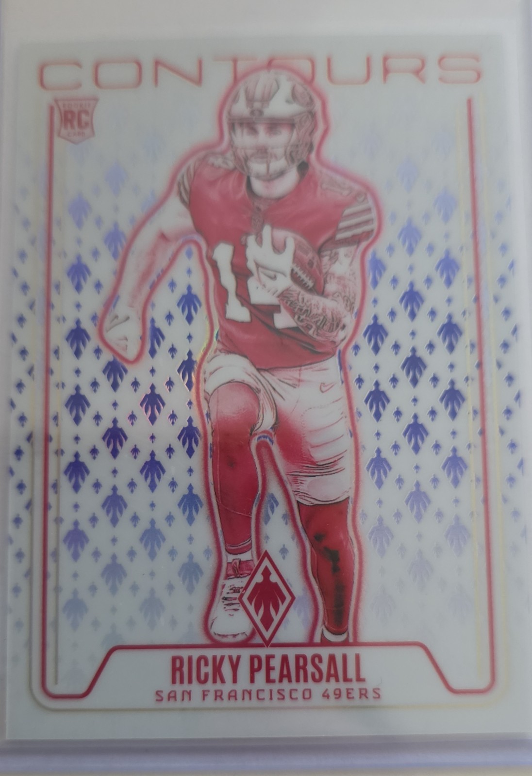 2024 Panini Phoenix - Contours Ricky Pearsall #CON-RPL Blue /50 (RC)