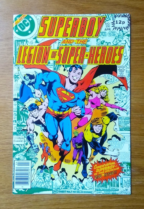 Superboy & Legion Of Super-Heroes #250  VFN  1979 Bronze Age DC comics