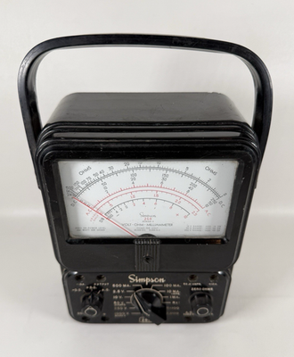 #ad VINTAGE SIMPSON 260 5 MULTIMETER TESTED $60.00