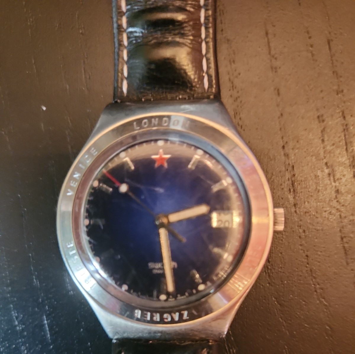 Rare James Bond 007 Swatch Watch From Russia with Love 1963 YGS423