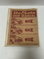 Desoto Factory Repair Shop Manual 1941 1942 1946 1947 1948 De Soto S8 S10 S11