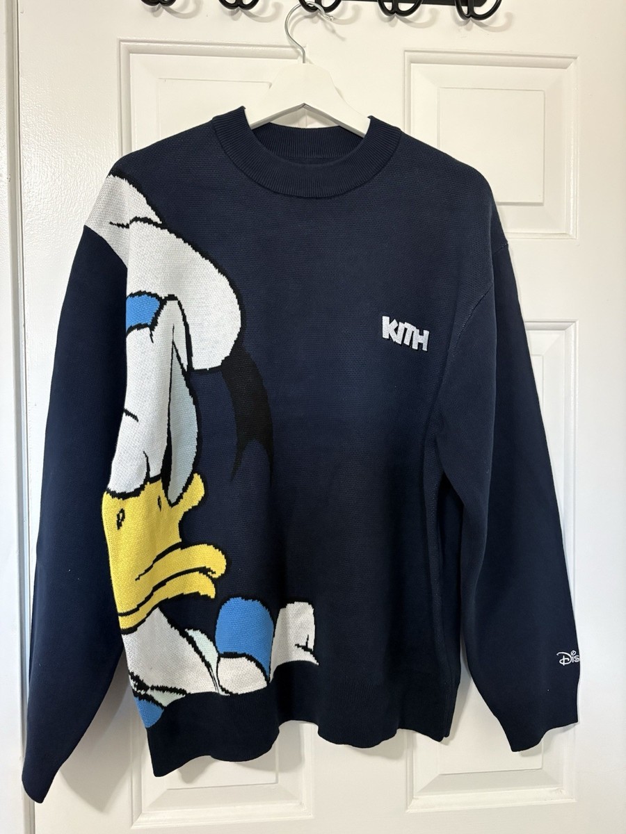 Kith Disney Crewneck Sweater Ｌサイズ Kith Disney Donald Duck Lewis Crewneck Sweater size XXL | eBay