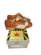 1970 s Vintage GLENDORA BROWN Brunswick Bowling Shoes Women s 7
