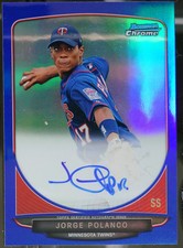 2013 Bowman #BCA-JPO Jorge Polanco /150 NM