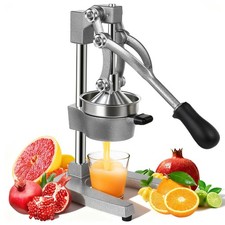 Edelstahl Saftpresse Manuell, Grapefruits, Leicht zu Reinigende Zitruspresse