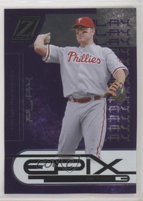 2005 Donruss Zenith Epix Purple Play 144/350 Jim Thome #E-10 HOF 2u3