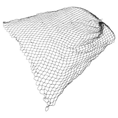 Decorative Fishing Net 79x60 Inch, Black Cotton Photo Wall Net, Coastal Party