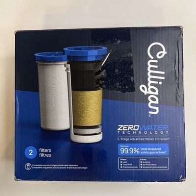 Culligan Zerowater Replacement Filter 5-Stage Filters (Lot of 2) Sealed