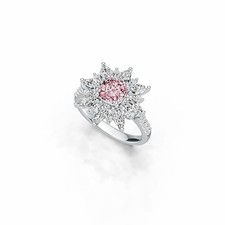 Sterling Silver Semi Mount Ring Setting Cushion CU 6x6mm PE 5x3mm White Topaz