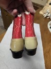 Vintage ACME Toddler Little Kids Or Salesman Sample? Red Tan  Cowboy Boots — photo 8