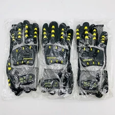 Ironwear 4891-W Work Gloves Size 3XL Cut Resistant A4 Extra Wide TPR 3 Pairs