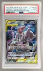 2019 Pokemon Sun Moon Power Partnership Promo SM191 Mewtwo Mew GX PSA 9 0302