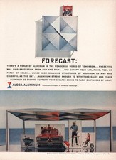 1959 Alcoa: Forecast Wonderful World of Tomorrow Vintage Print Ad