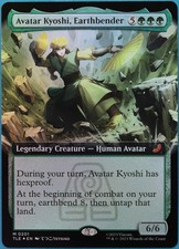 Avatar Kyoshi, Earthbender (Extended Art) FOIL Avatar Eternal NM (522147)