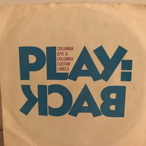 BRUCE SPRINGSTEEN BLINDED BY THE LIGHT RARE EARLY GROUP ROCK  45 RPM