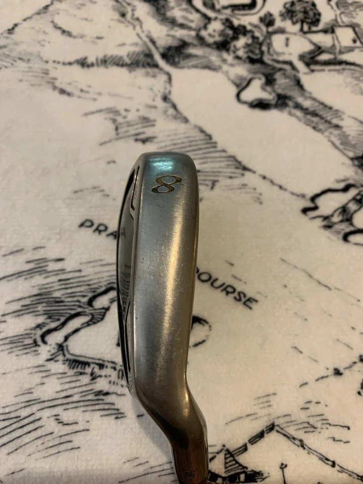 Hierro híbrido Nickent 3DX 7, varilla de grafito R Flex UST, agarre GP MCC, Foto 3 de 4