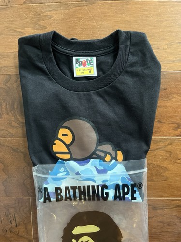 A BATHING APE ABC CAMO MILO ON BIG APE TEE Women Size XS - 第 4/5 張圖片