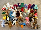 Ty Beanie Babies Lot Of 50 Vintage Plush Assorted Animals Collectible Toys