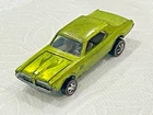Hot Wheels Redlines Lime U.S. Custom Cougar Original 16