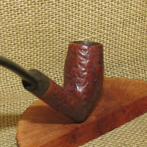 Pipa da fumo JARL intagliata e liscia ciotola stretta alta #1583 ~ originale ~ come da ritrovamento - Foto 6 di 14