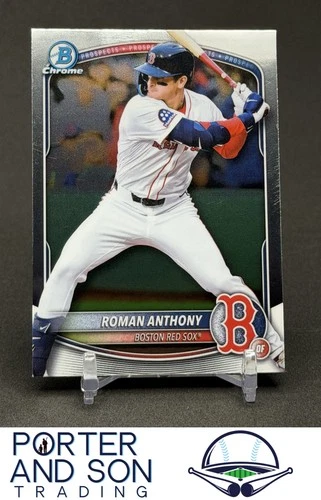 Roman Anthony Prospects 2025 Bowman Chrome #BCP-167 Boston Red Sox Baseball Card