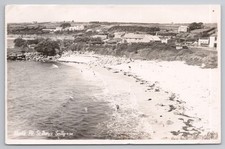 Shark's Pit Beach St Mary's Isles of Scilly RPPC Postcard F54 Coast View