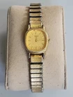 Seiko Watch Women Gold Dial Gold Tone 2y00-5029 New Battery
