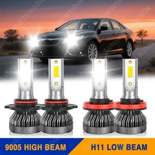 For Toyota Camry 2007- 2018 LED Headlight Bulbs Kit High / Low Beam 10000K White
