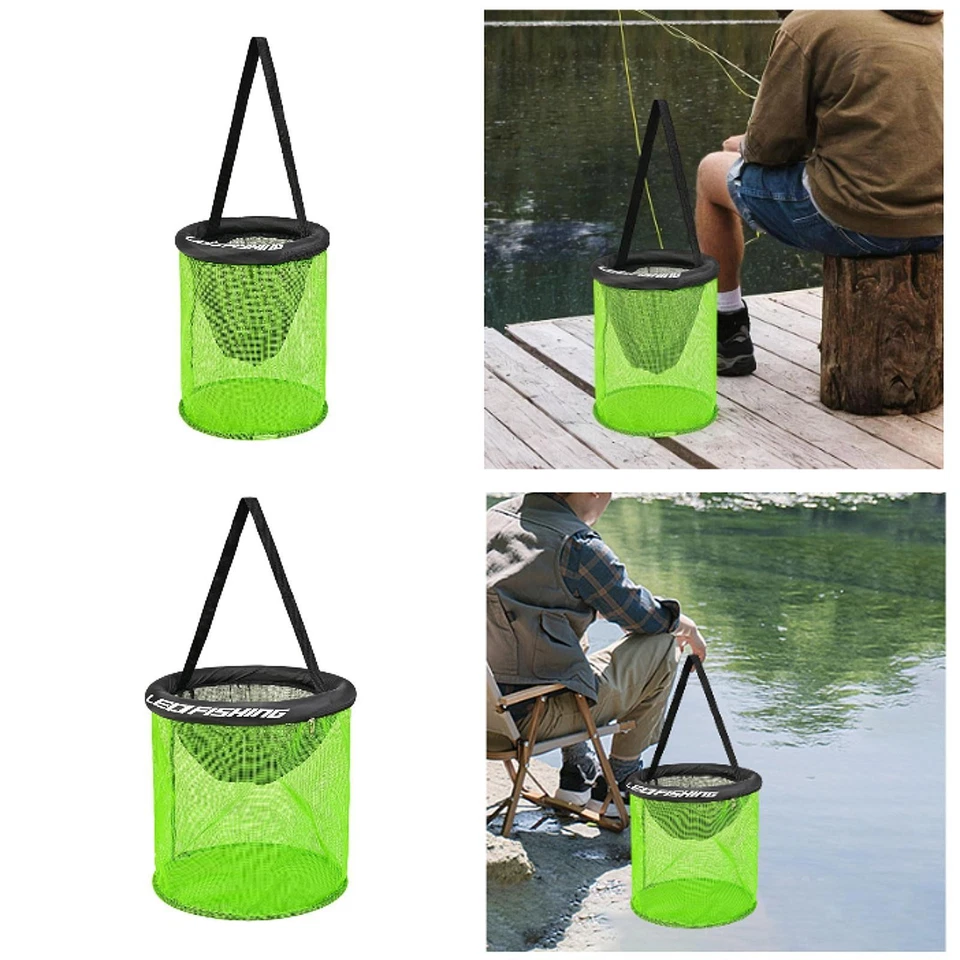 Cesto Galleggiante in Maglie Gabbia Professionale per Gamberetti Borsa per