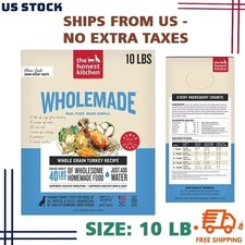The Honest Kitchen Wholemade Whole Grain Adult Dehydrated Dog Food Turkey, 10lb 5.70 per pound