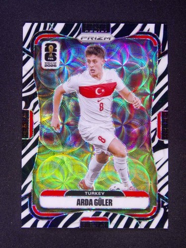 2026 Panini Prizm FIFA World Cup Arda Guler #487 Turkey Choice Zebra